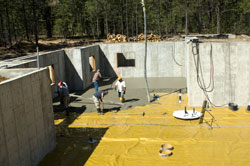 underslab radon barriers