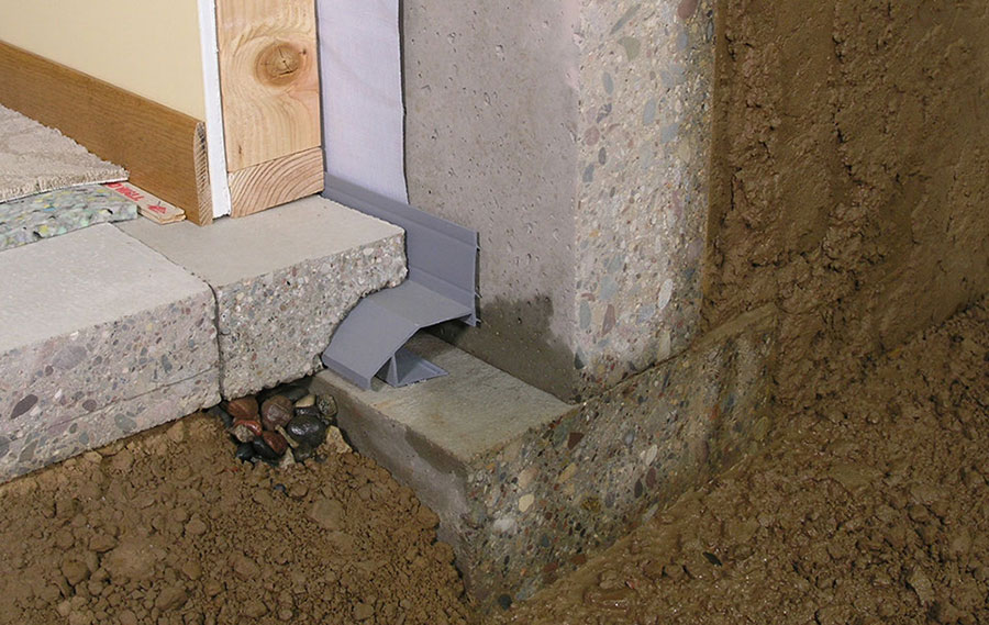 Real Drainage Options Waterproof, How To Raise Basement Floor Drainage System