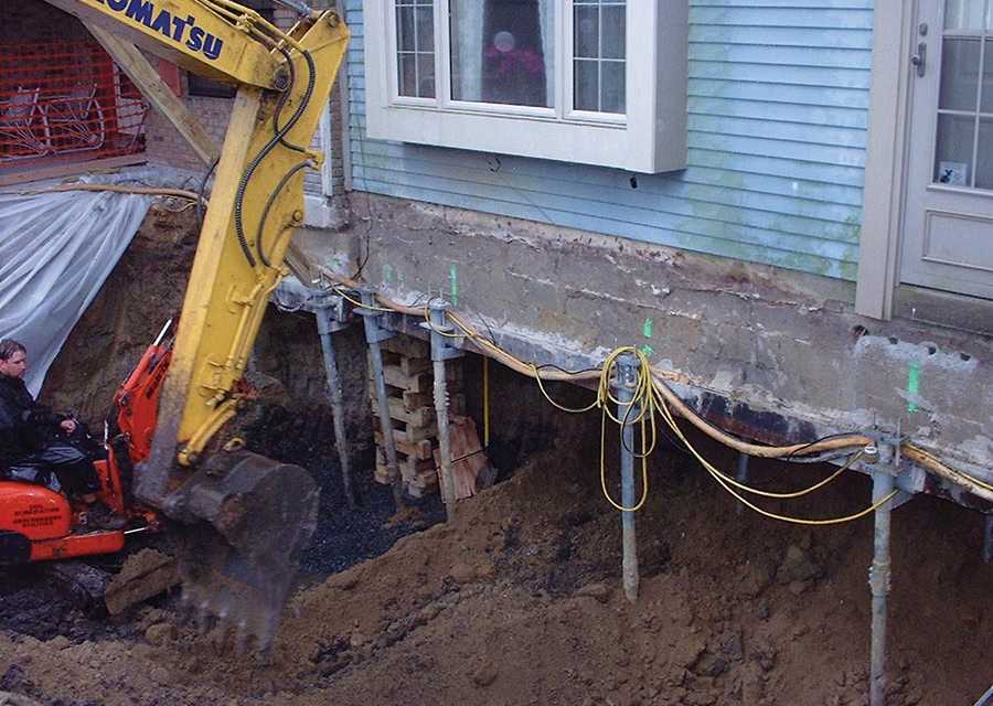 Fixing Failing Poured Wall Foundations