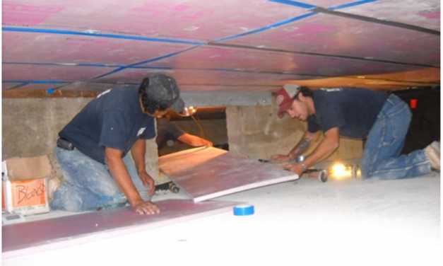 Drying Out a Waterfront Crawlspace