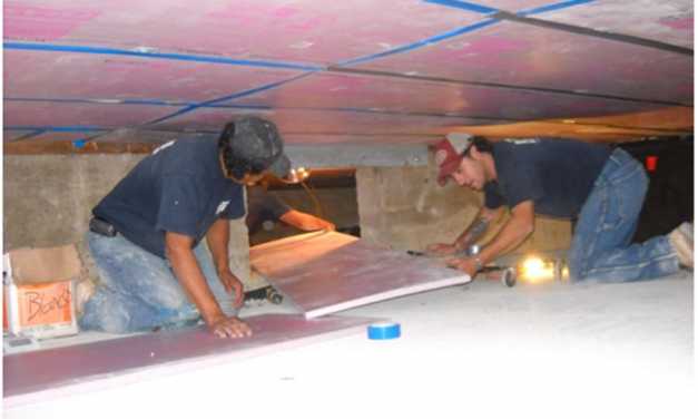 Drying Out a Waterfront Crawlspace