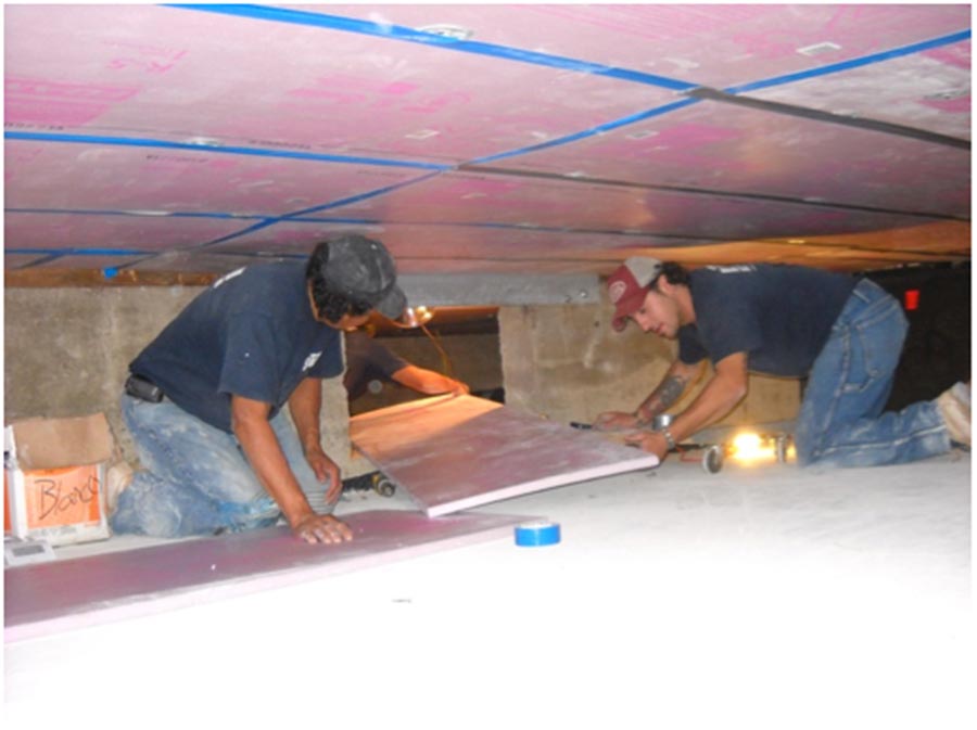 Drying Out a Waterfront Crawlspace