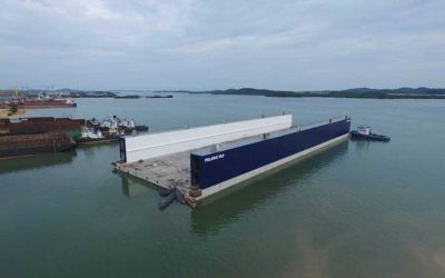 Integral gel Waterproofing Rescues Floating Dry Dock