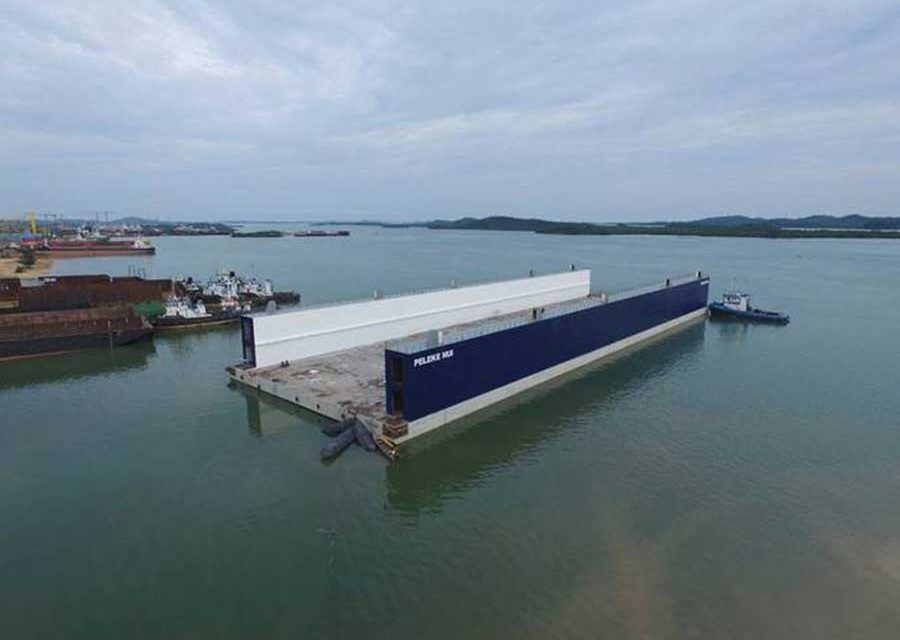 Integral gel Waterproofing Rescues Floating Dry Dock