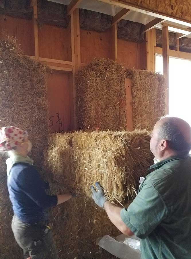 Straw Bales and Straw Mats